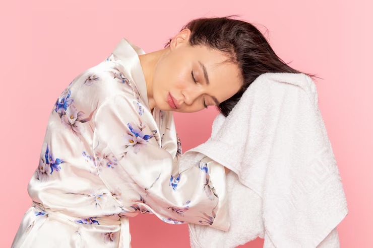 silk printing pajama2
