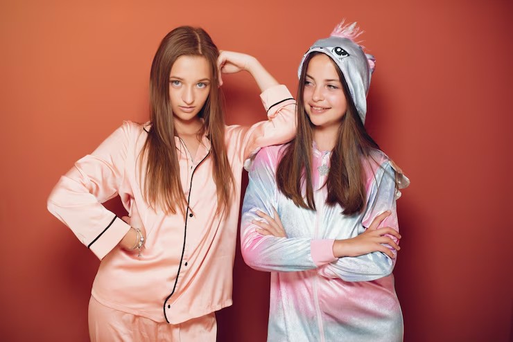 silk printing pajama6