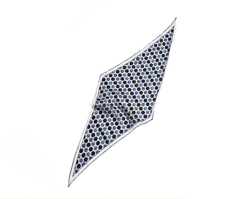 printed silk cotton diamond scarf-35