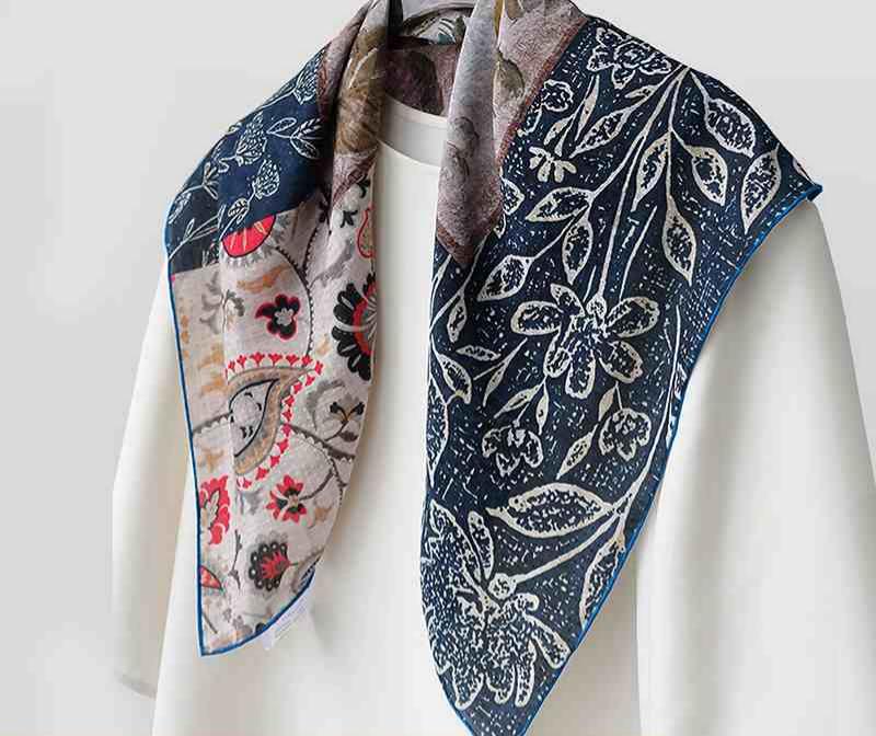 printed silk cotton scarf-32