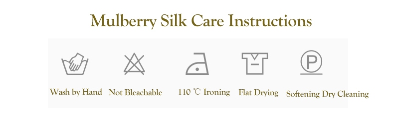 Mulberry silk care instruction