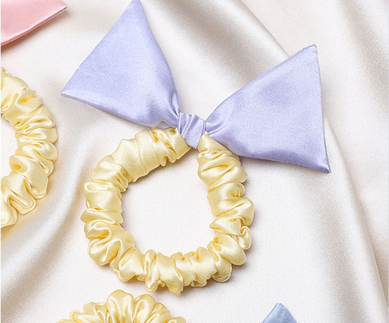 custom silk scrunchies